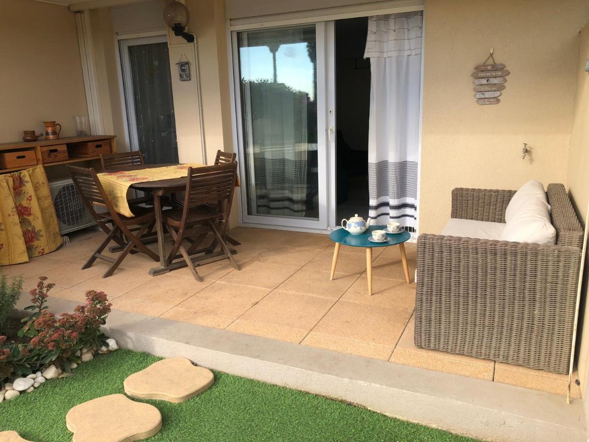 Le Jardin De La Plage - T2 - Terrasse Jardin 30M2 - Piscine - Clim- Wifi -Parking Canet Exterior foto