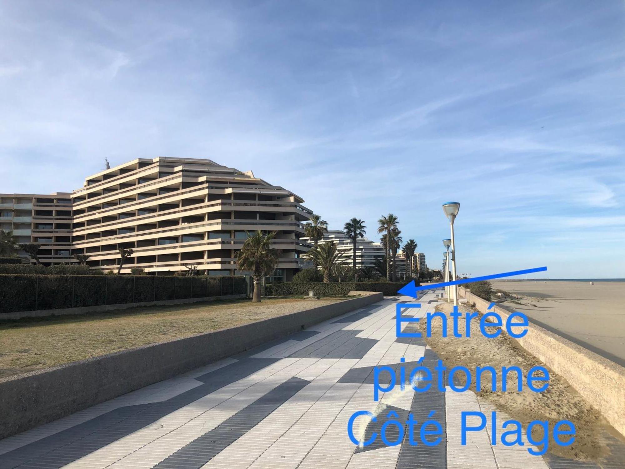 Le Jardin De La Plage - T2 - Terrasse Jardin 30M2 - Piscine - Clim- Wifi -Parking Canet Exterior foto