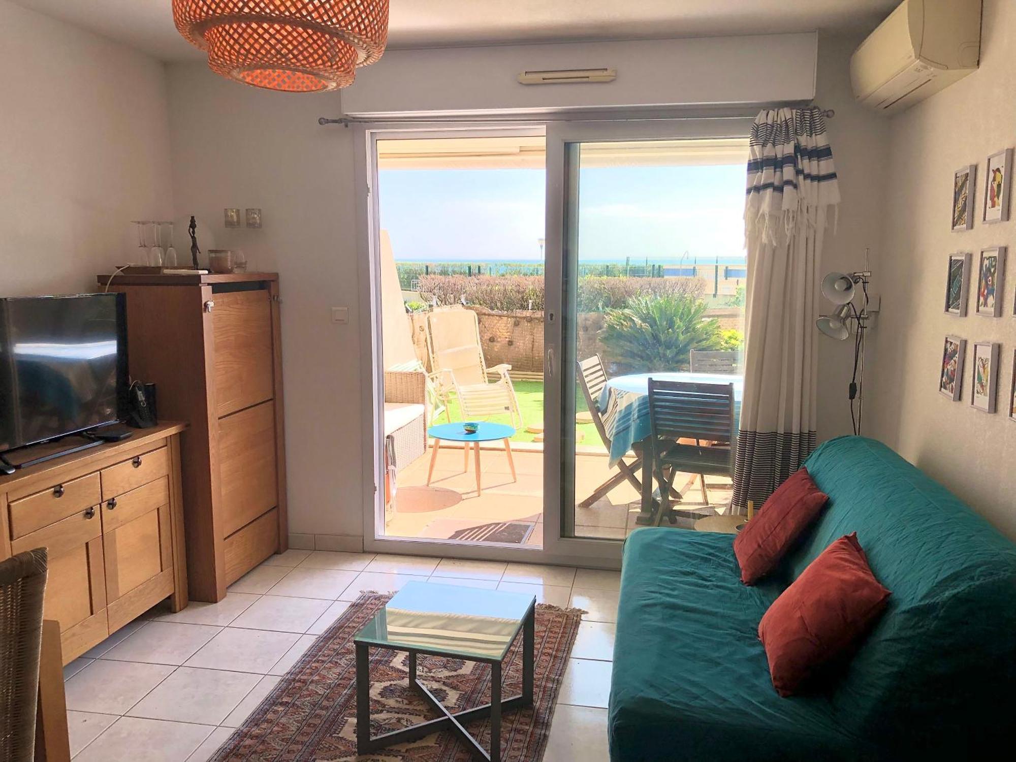 Le Jardin De La Plage - T2 - Terrasse Jardin 30M2 - Piscine - Clim- Wifi -Parking Canet Exterior foto